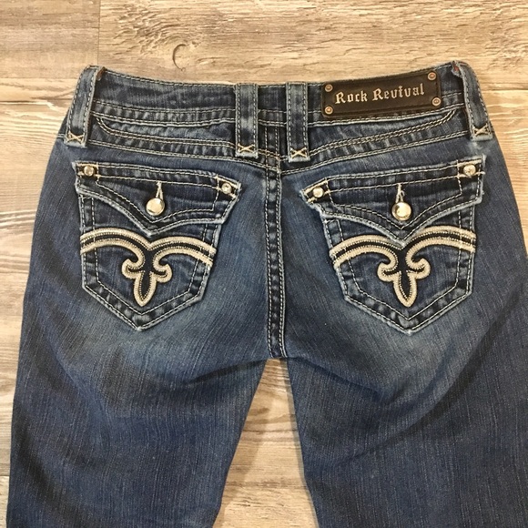 Rock Revival Jeans “ 25x30.5”. Inseam is 30 1/2 - Picture 6 of 10